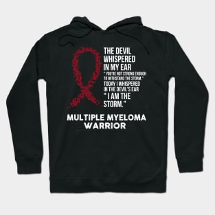 The Devil- Multiple myeloma Awareness Support Ribbon Hoodie